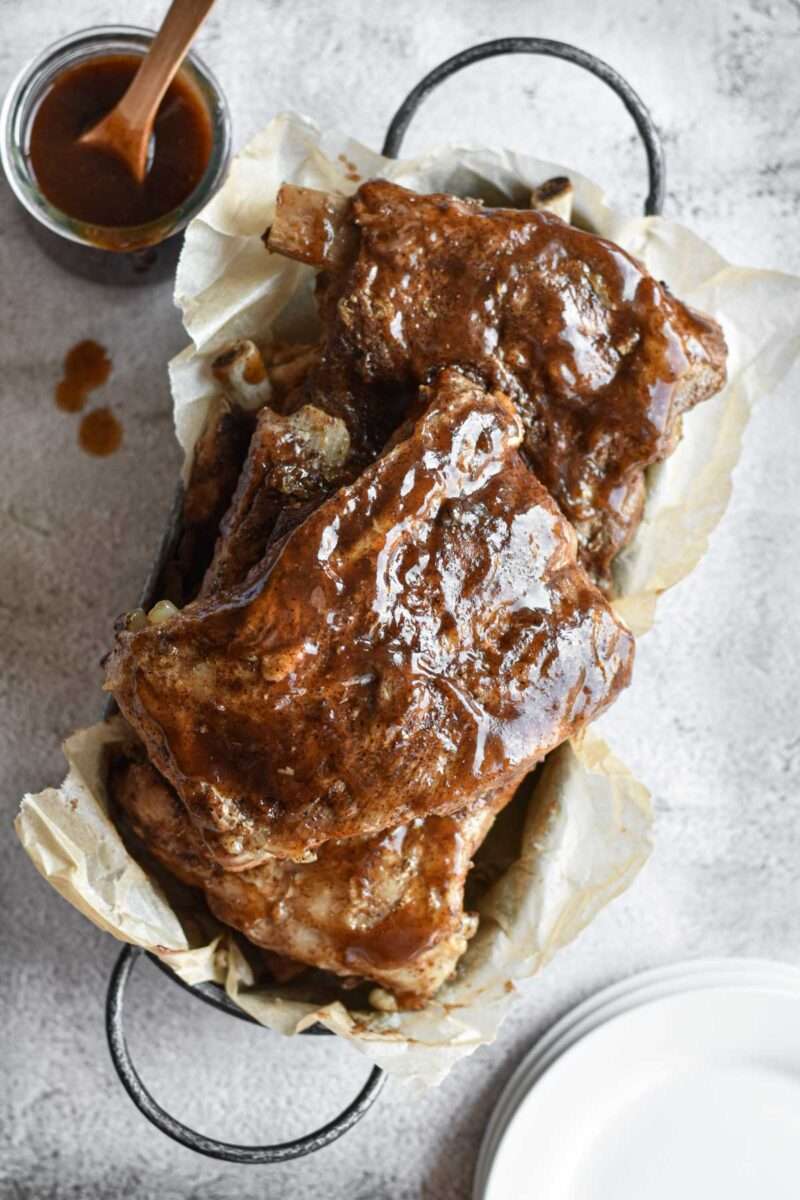 Instant pot ribs top root beer