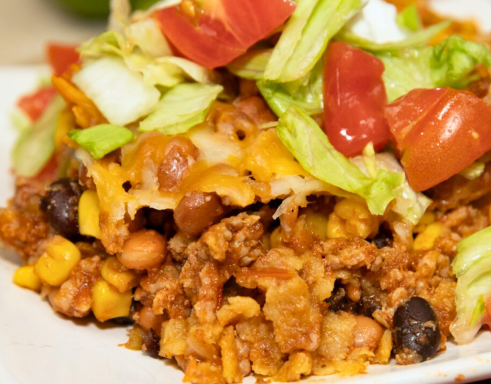 Crock pot taco casserole